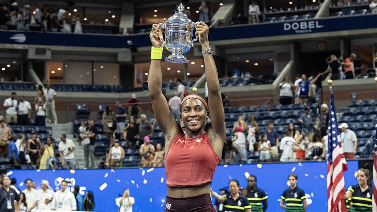 ABD Açık'ta tek kadınlar şampiyonu Coco Gauff oldu