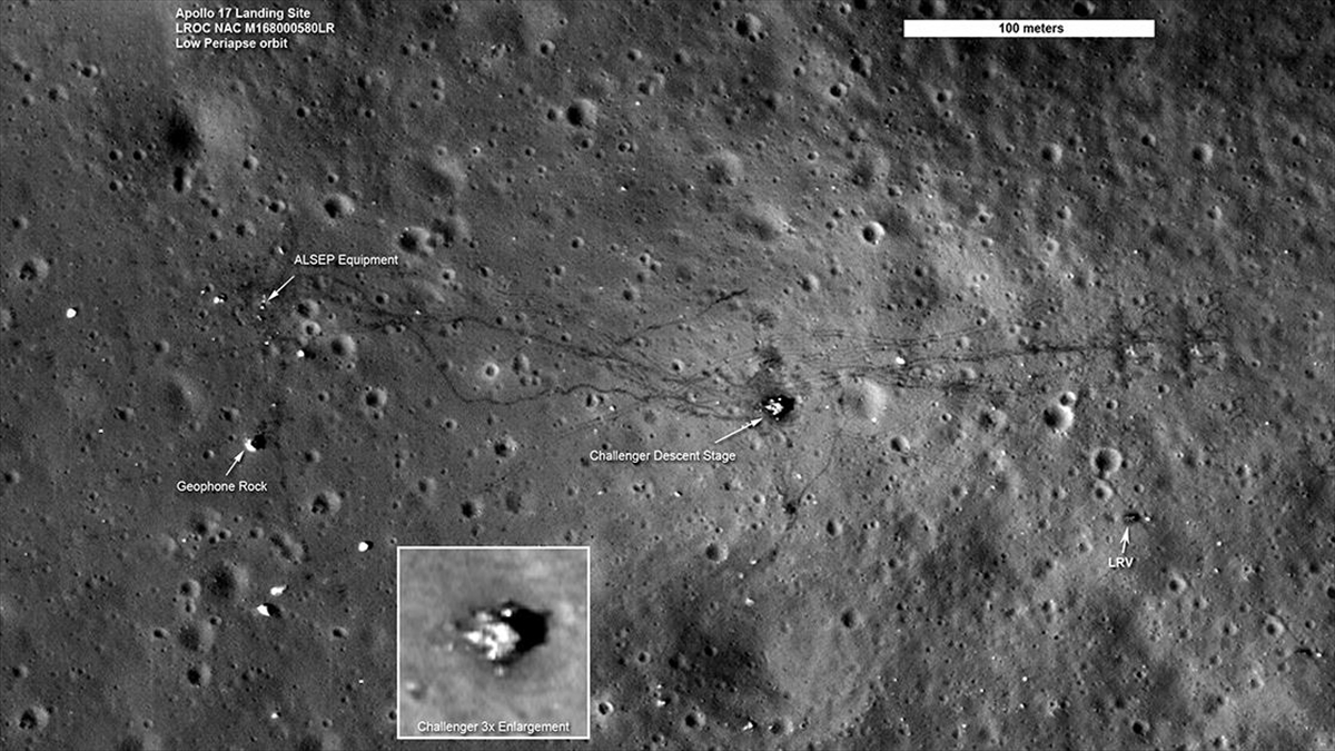 NASA'nın Ay yüzeyinde terk ettiği Apollo 17 uzay aracı “Ay depremleri”ne yol açabilir