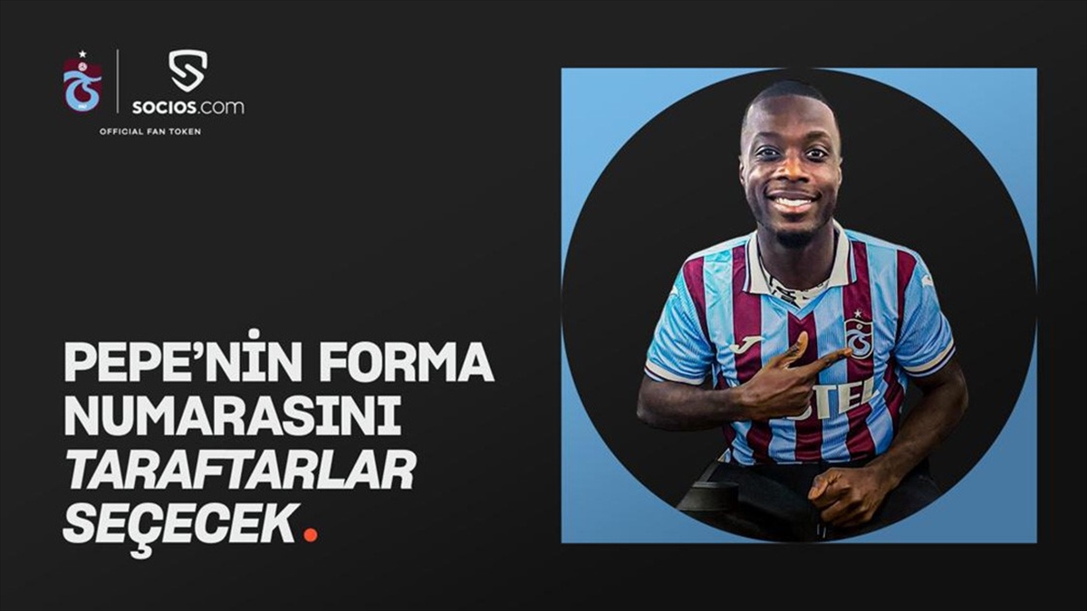 Trabzonspor'un prensipte anlaştığı Nicolas Pepe'nin forma numarasını taraftar seçecek