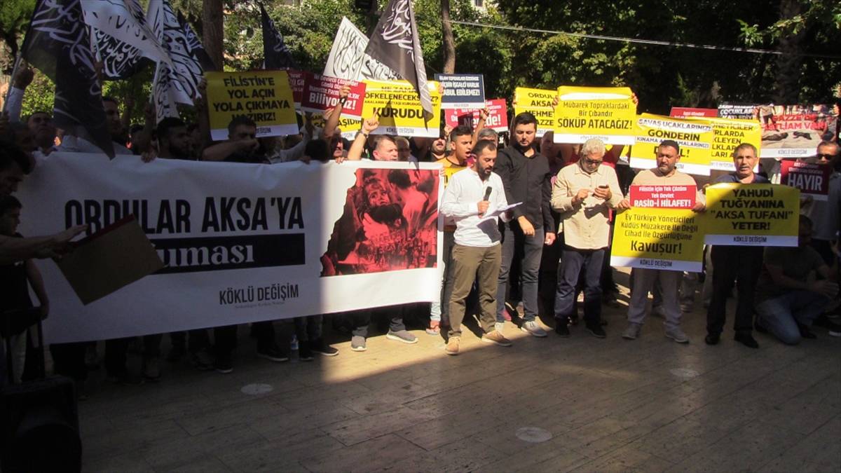 Antalya, Muğla, Burdur ve Isparta'da İsrail'in Gazze'ye saldırıları protesto edildi