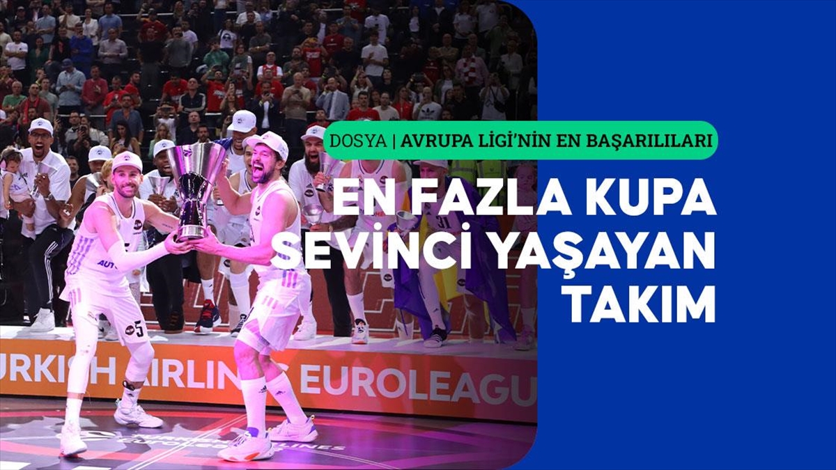 Basketbol THY Avrupa Ligi'nin şampiyonluk rekoru Real Madrid'de