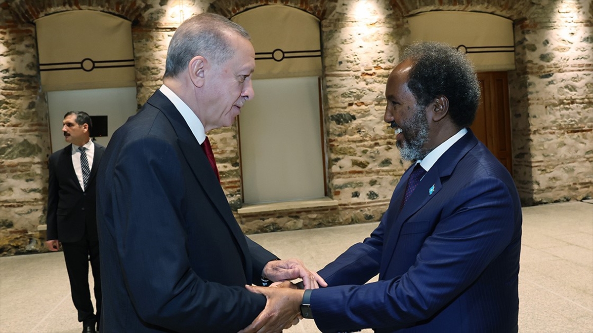 Cumhurbaşkanı Erdoğan Somali Cumhurbaşkanı Mahmud ile görüştü