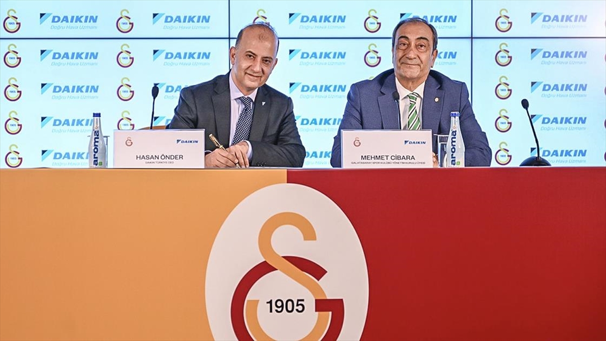 Galatasaray ile Daikin arasında sponsorluk anlaşması imzalandı