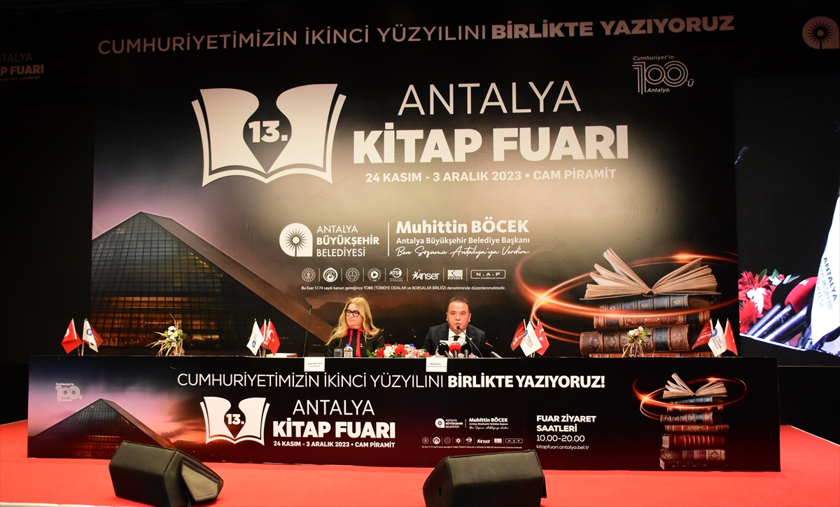 13. Antalya Kitap Fuarı 24 Kasım'da başlayacak