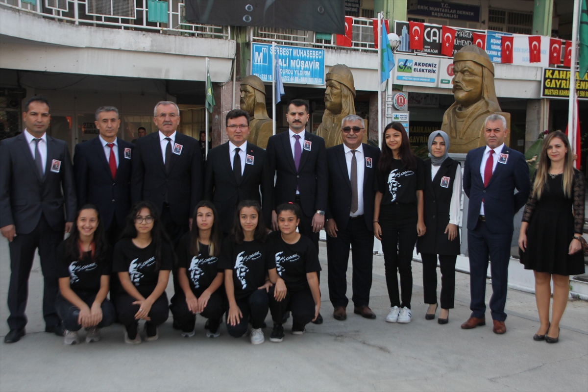 Büyük Önder Atatürk, Antalya'nın ilçelerinde anıldı