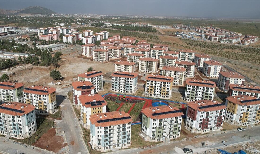 Gaziantep'in İslahiye ilçesinde TOKİ'nin