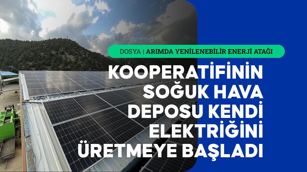 Isparta'da soğuk hava deposunun elektriği GES'ten karşılanıyor