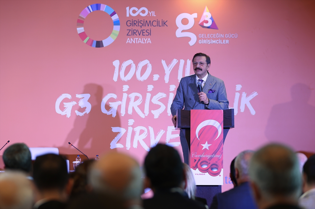 TOBB Başkanı Hisarcıklıoğlu “100. Yıl G3 Girişimcilik Zirvesi”nde konuştu: