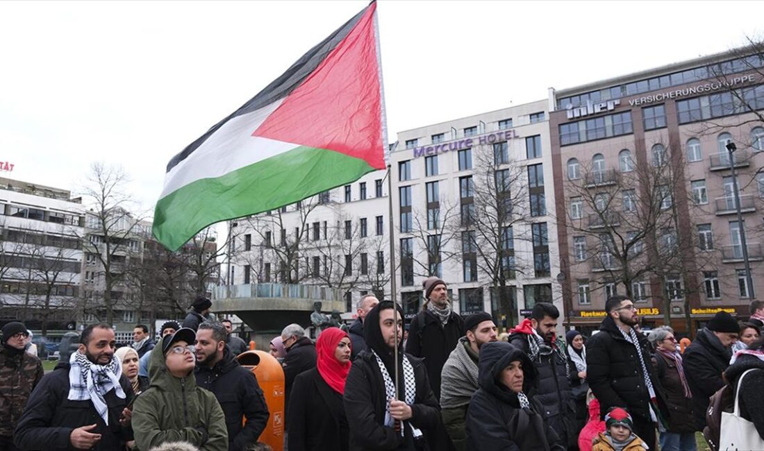 Almanya'nın başkenti Berlin'de Filistin