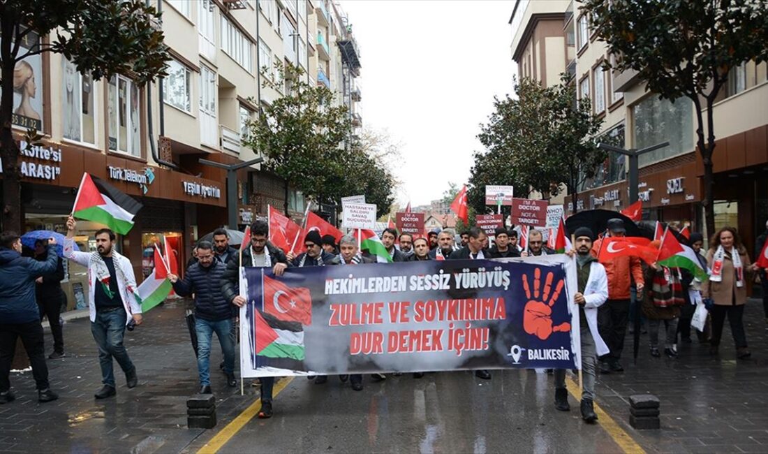 Sağlık çalışanları, Filistin'de yaşananlara