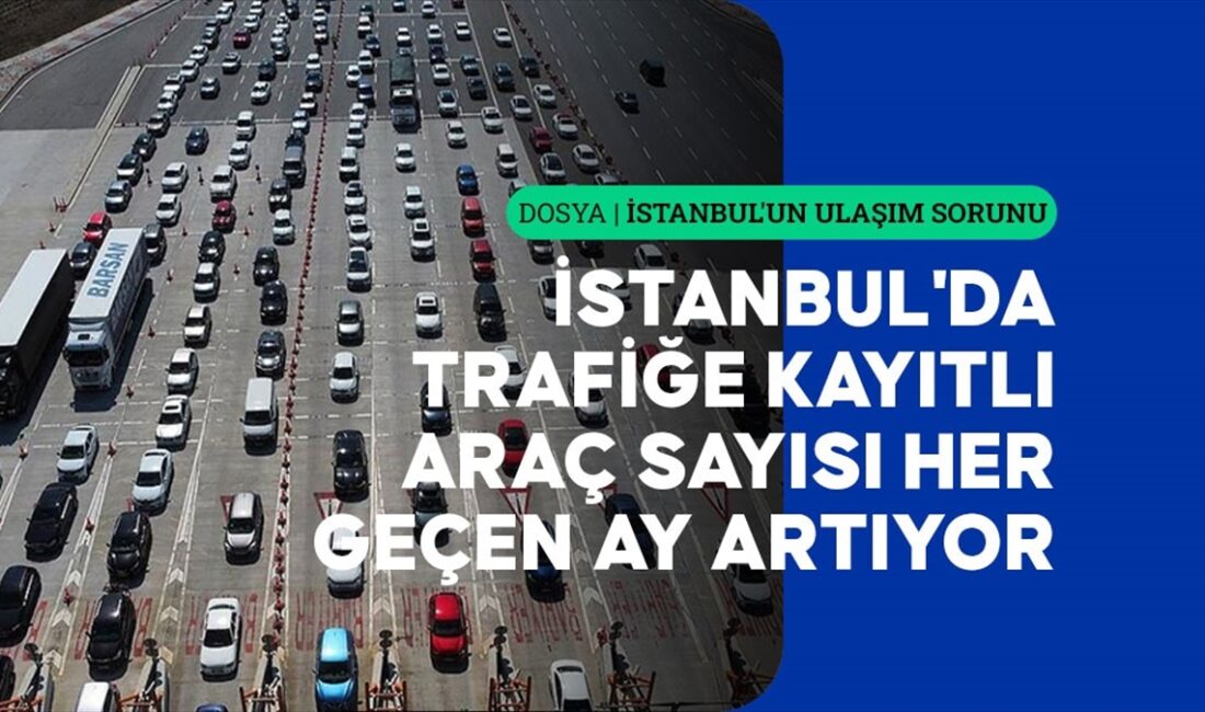 Trafiğe kayıtlı 5 milyondan