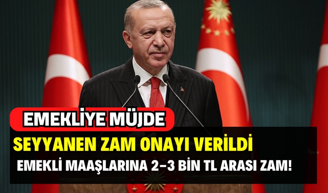 Emekliye seyyanen zam müjdesi