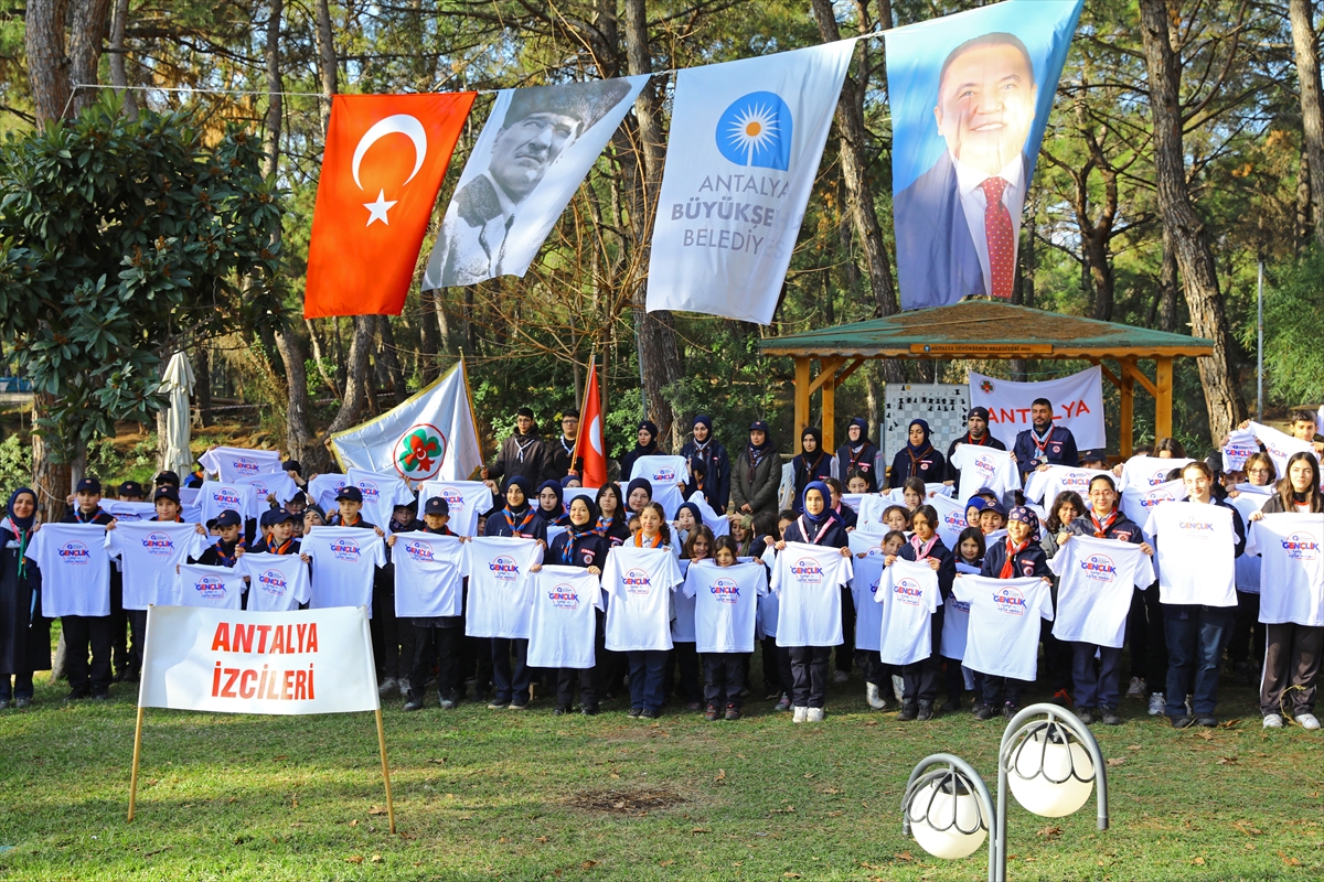 Antalya'da izciler Kış Mahalli Kampında buluştu