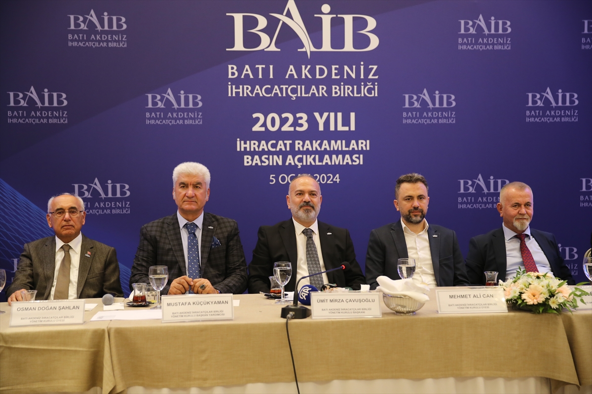 Batı Akdeniz'den 2023'te 2 milyar 674 milyon dolarlık ihracat