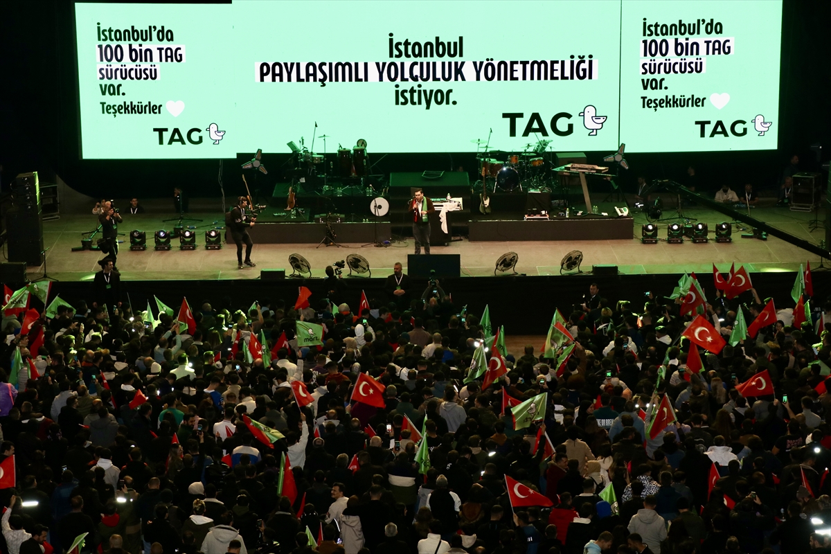 Martı, İstanbul'da 100 bin TAG sürücüsüne ulaşmasını festivalle kutladı