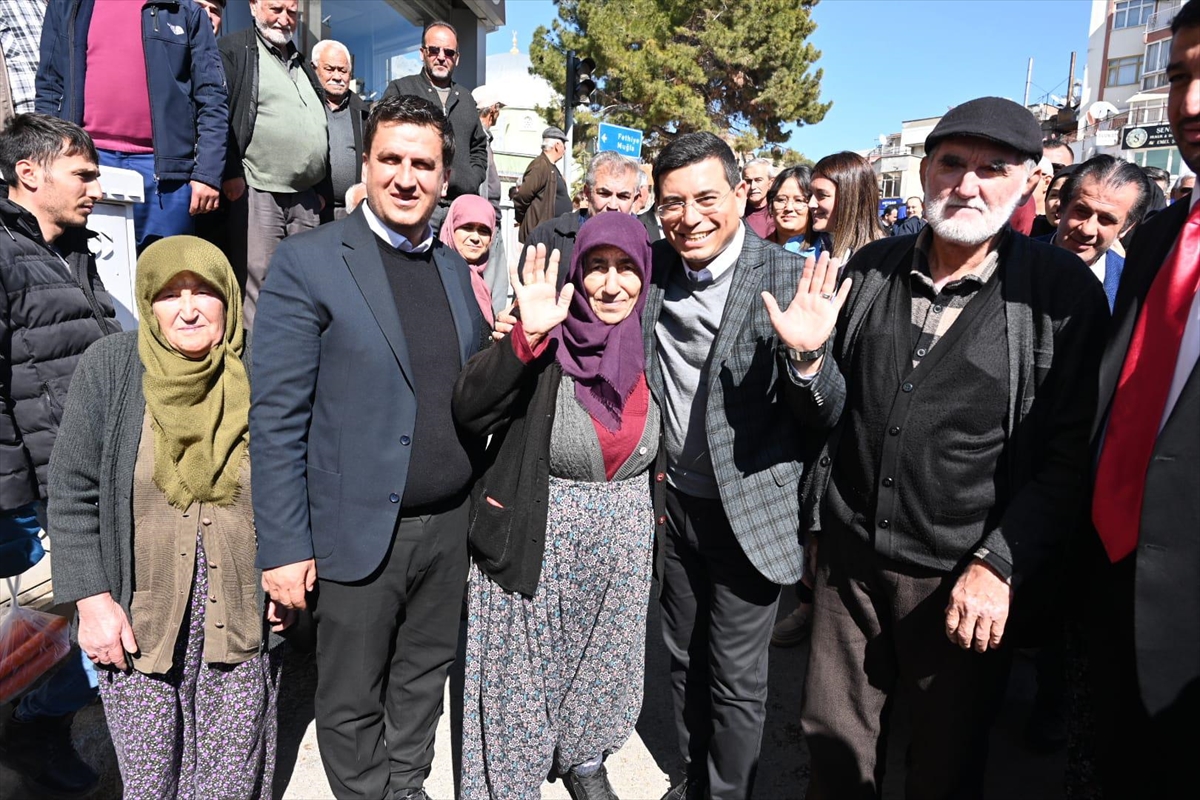 Cumhur İttifakı'nın adayı Tütüncü, Elmalı ilçesini ziyaret etti