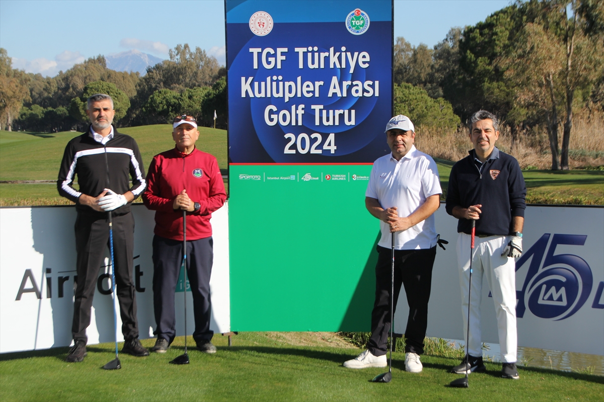 TGF Türkiye Kulüpler Arası Golf Turu, Antalya'da başladı