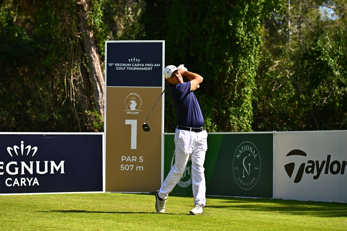 “15. Regnum Carya Pro-Am Golf Turnuvası” Antalya'da başladı