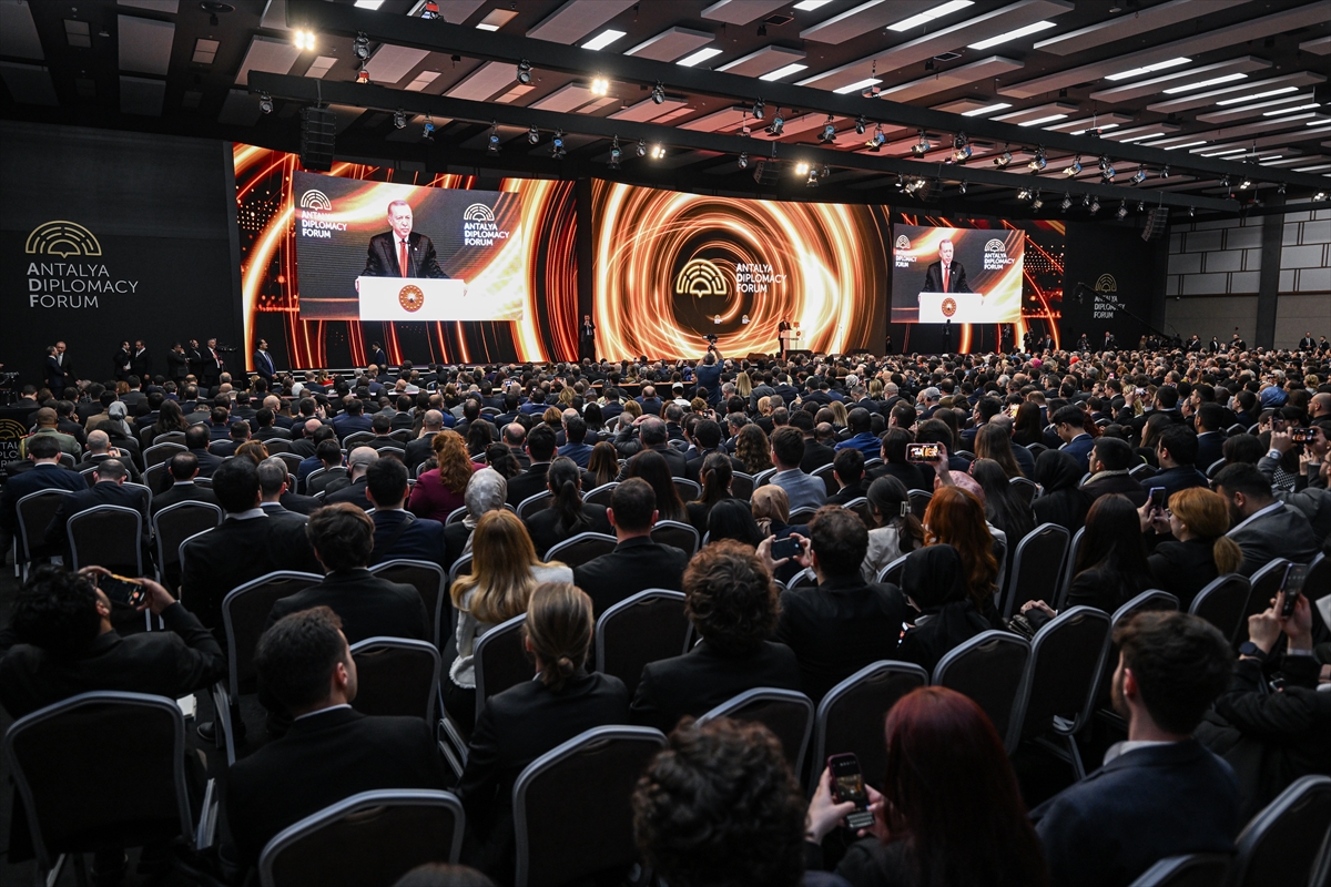 Cumhurbaşkanı Erdoğan, Antalya Diplomasi Forumu'nda konuştu: (1)