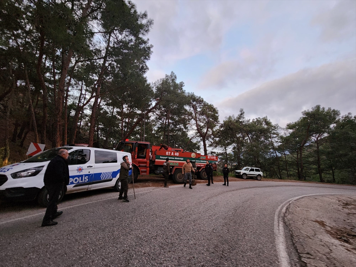 Antalya'da ormanlık alanda çıkan yangına müdahale ediliyor