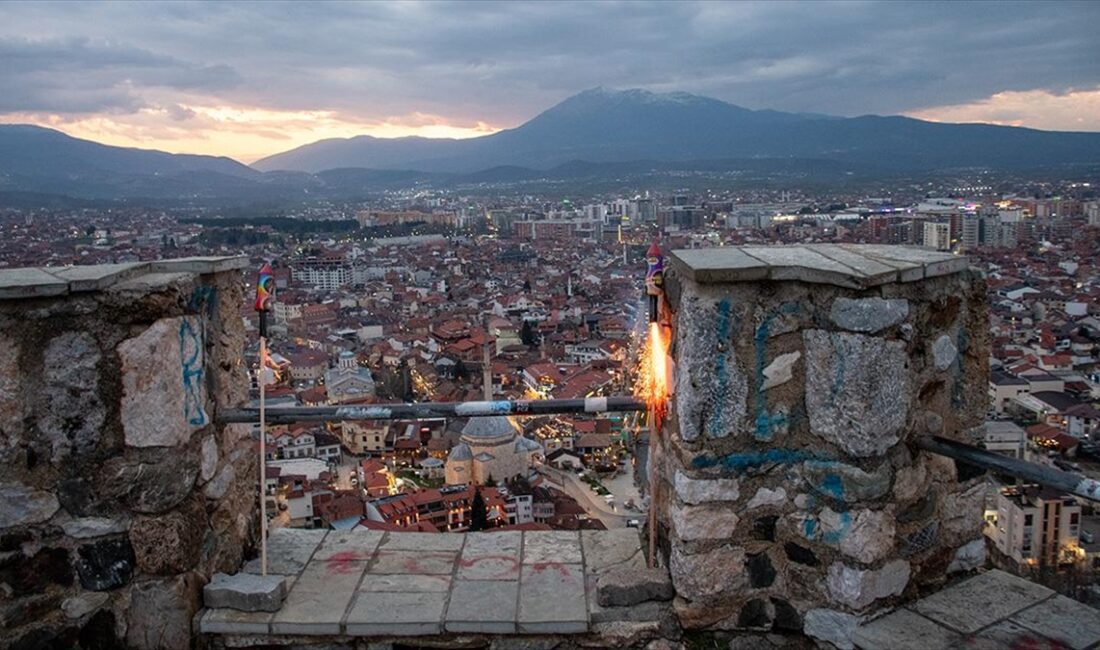 Kosova'nın güneyindeki Prizren şehrinde,