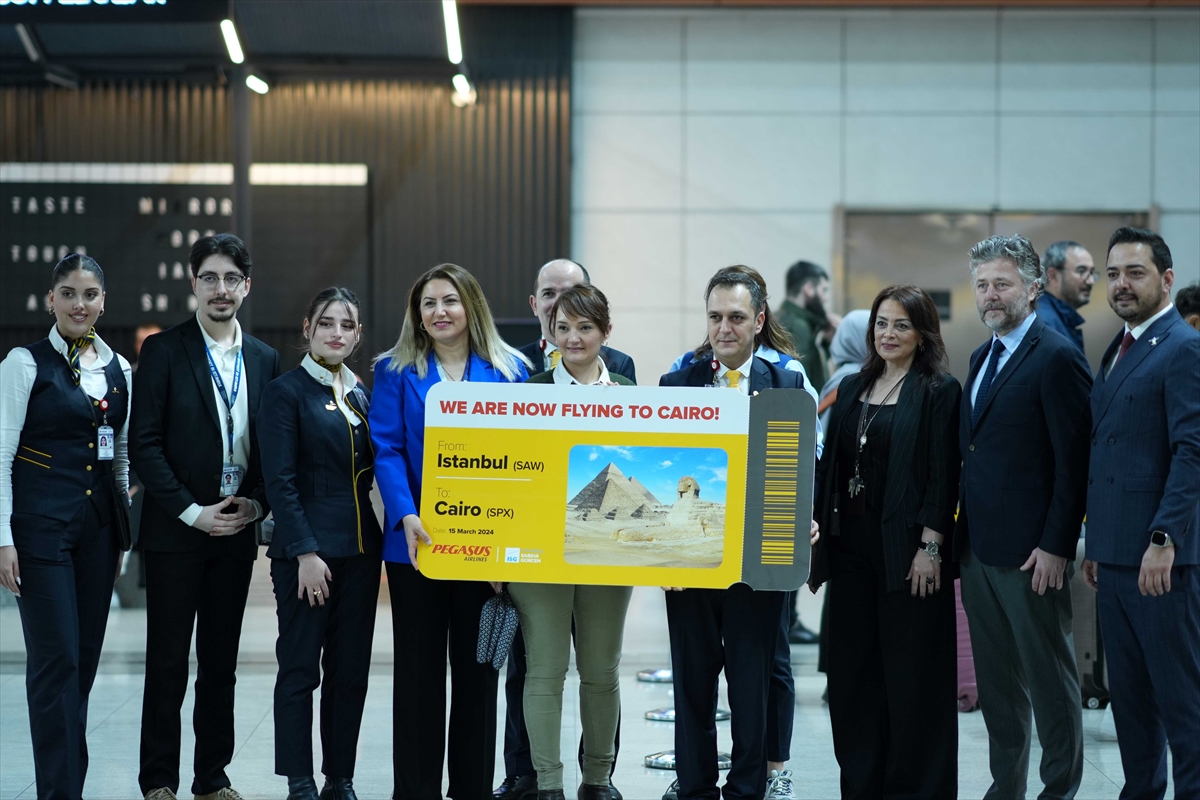 Sabiha Gökçen Uluslararası Havalimanı'ndan Kahire Sphinx uçuşları başladı