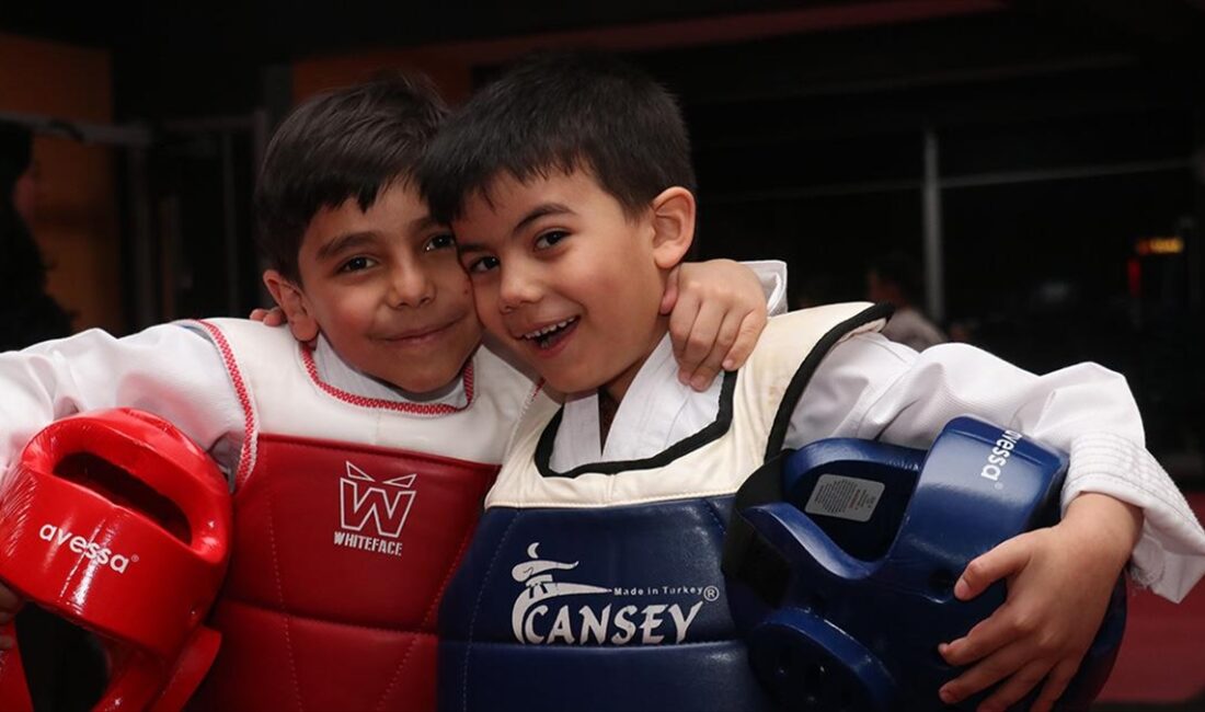 Erzurum'da özel spor salonunda