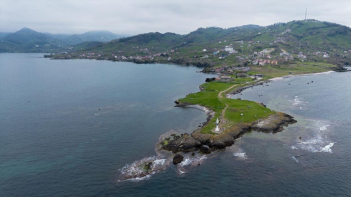 Ordu'nun Yason Burnu bayram tatilinde ziyaretçilerini ağırlıyor