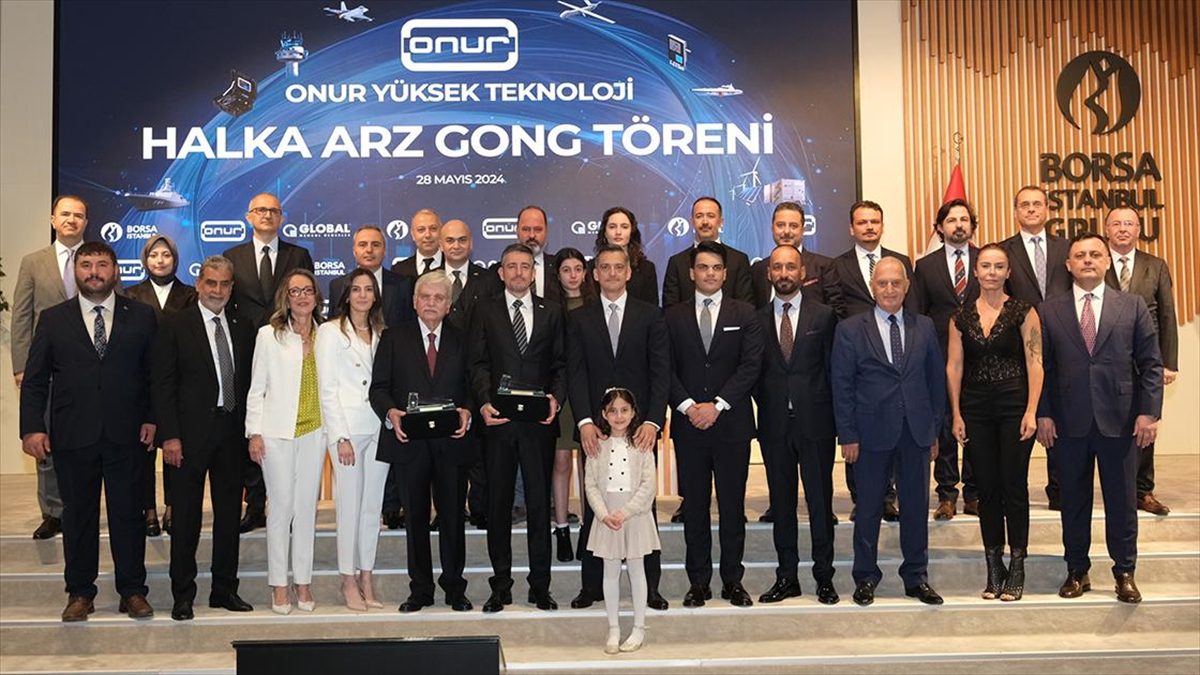 Borsa İstanbul’da gong, Onur Yüksek Teknoloji için çaldı