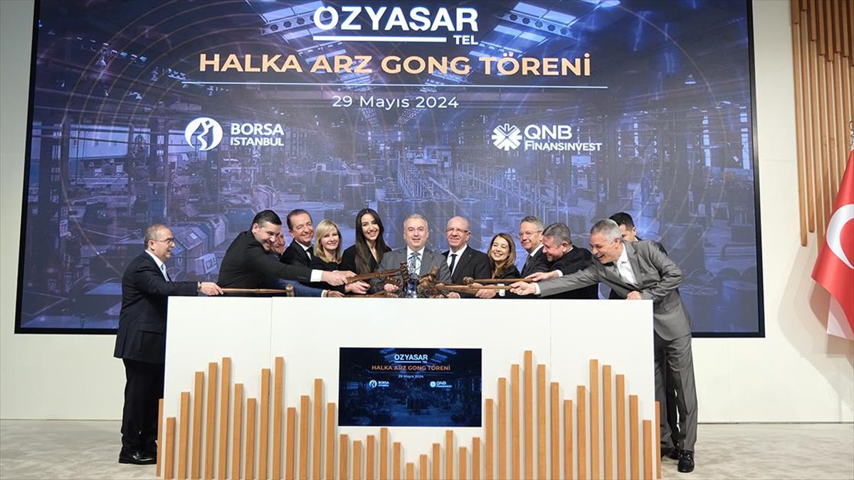 Borsa İstanbul’da gong, Özyaşar Tel için çaldı