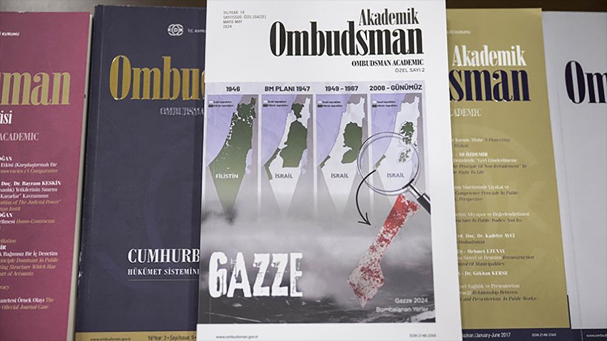 Kamu Denetçiliği Kurumunca “Ombudsman Akademik Gazze Özel Sayısı” dergisi hazırlandı