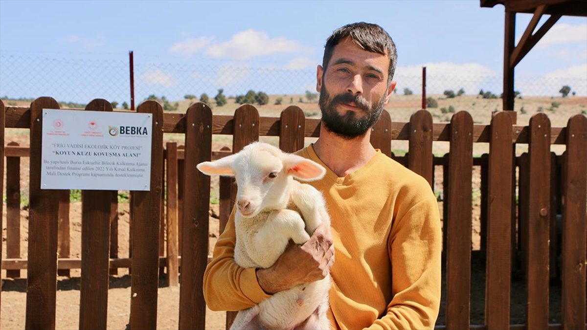 Şehirdeki işini bırakarak yerleştiği kırsal mahallede küçükbaş hayvan yetiştiricisi oldu