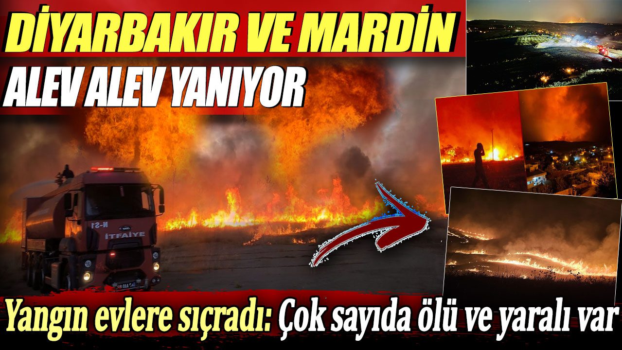 Diyarbakır yanıyor.