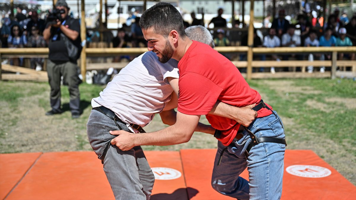 6. Etnospor Kültür Festivali’nde İzlanda’nın milli güreşi “glima” tanıtıldı