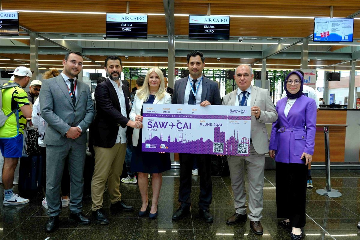 Air Cairo Sabiha Gökçen Havalimanı'na uçuş başlattı