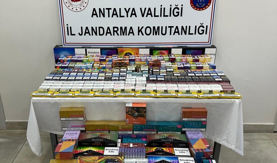 Antalya'nın Manavgat ilçesinde kaçak