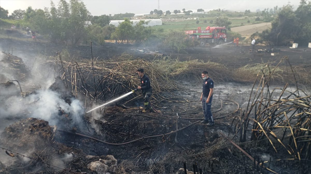 Manavgat'ta kırsal alanda çıkan iki ayrı yangın kontrol altına alındı