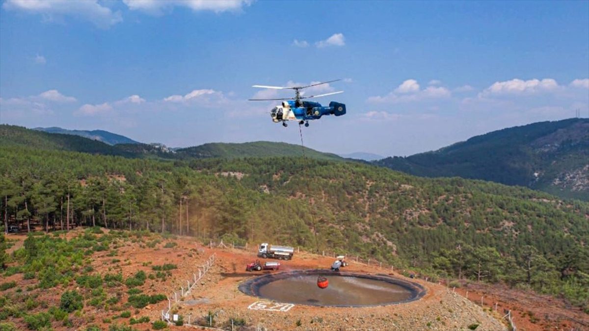 Orman yangınlarıyla mücadelede havuz ve göletler “hayati” rol oynuyor