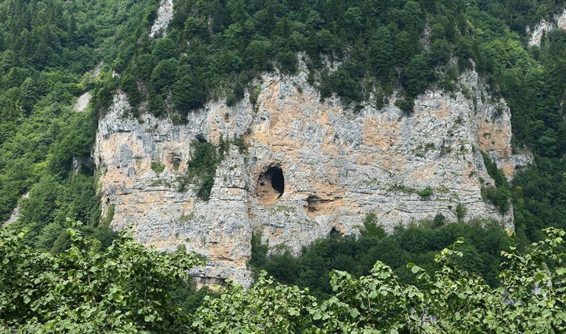 Giresun'un Keşap ilçesindeki Şahinkaya