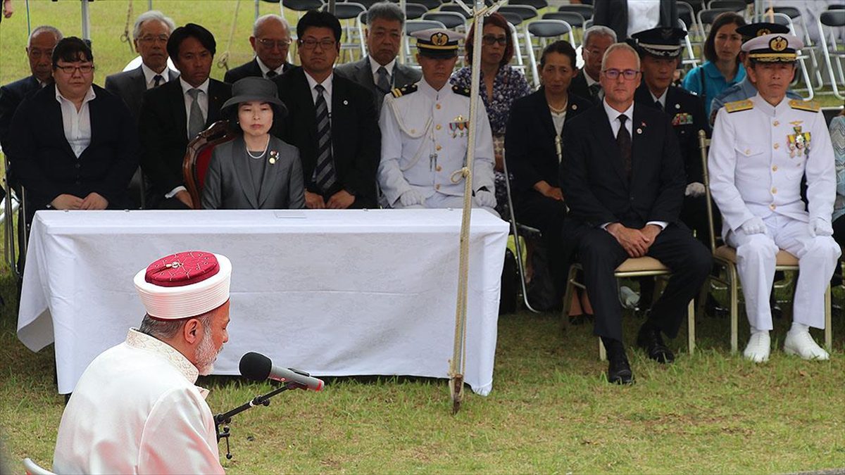 Türk-Japon ilişkilerinin 100. yılında Kuşimoto’da “Ertuğrul Fırkateyni” şehitleri anıldı