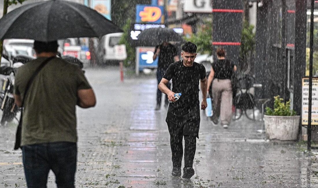 Başkentte gök gürültülü sağanak