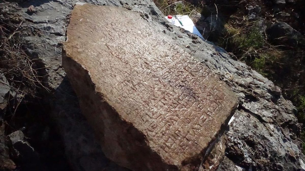 Bozburun’da “Kaletepe Yazıtı” bulundu