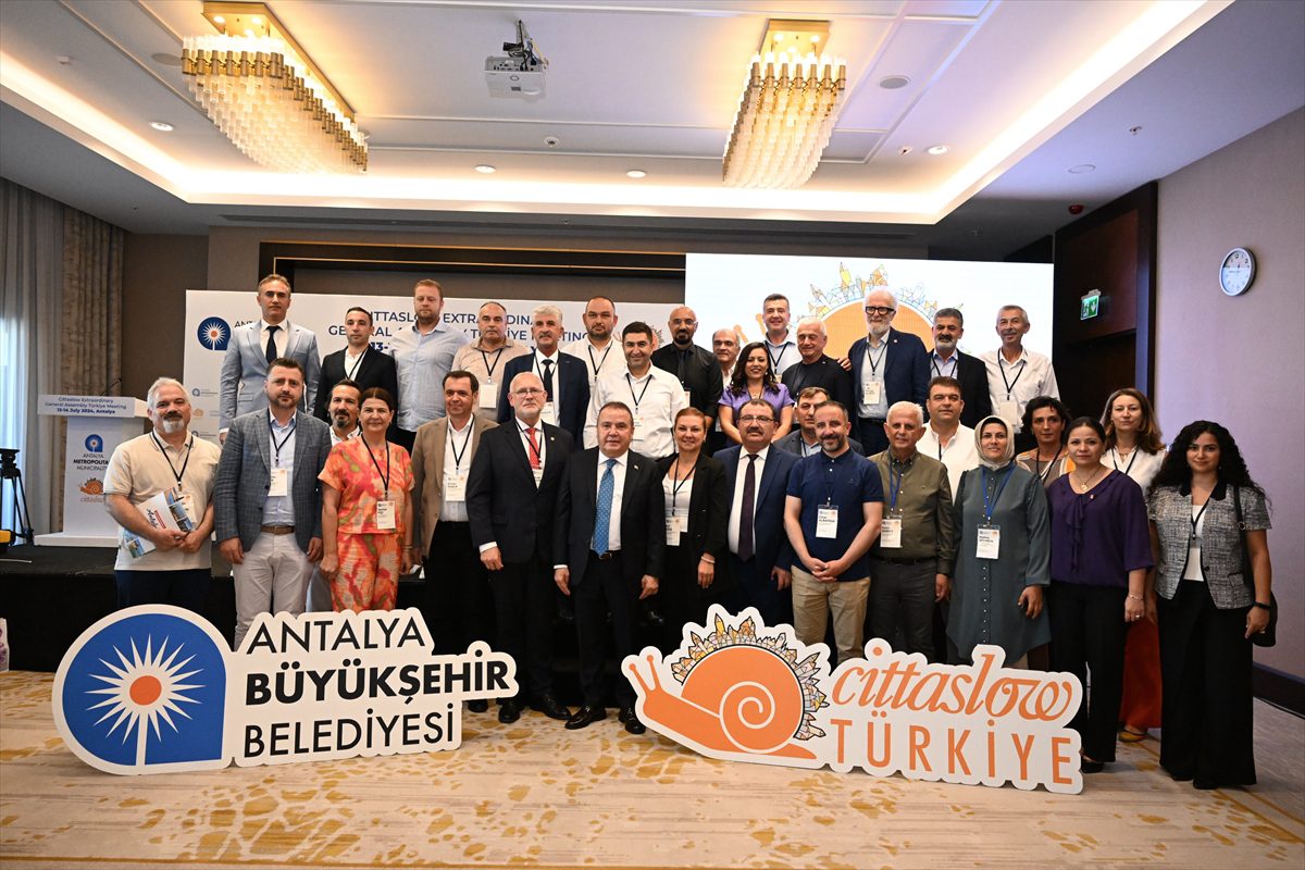 Cittaslow Olağanüstü Türkiye Genel Kurul Toplantısı, Antalya'da yapıldı