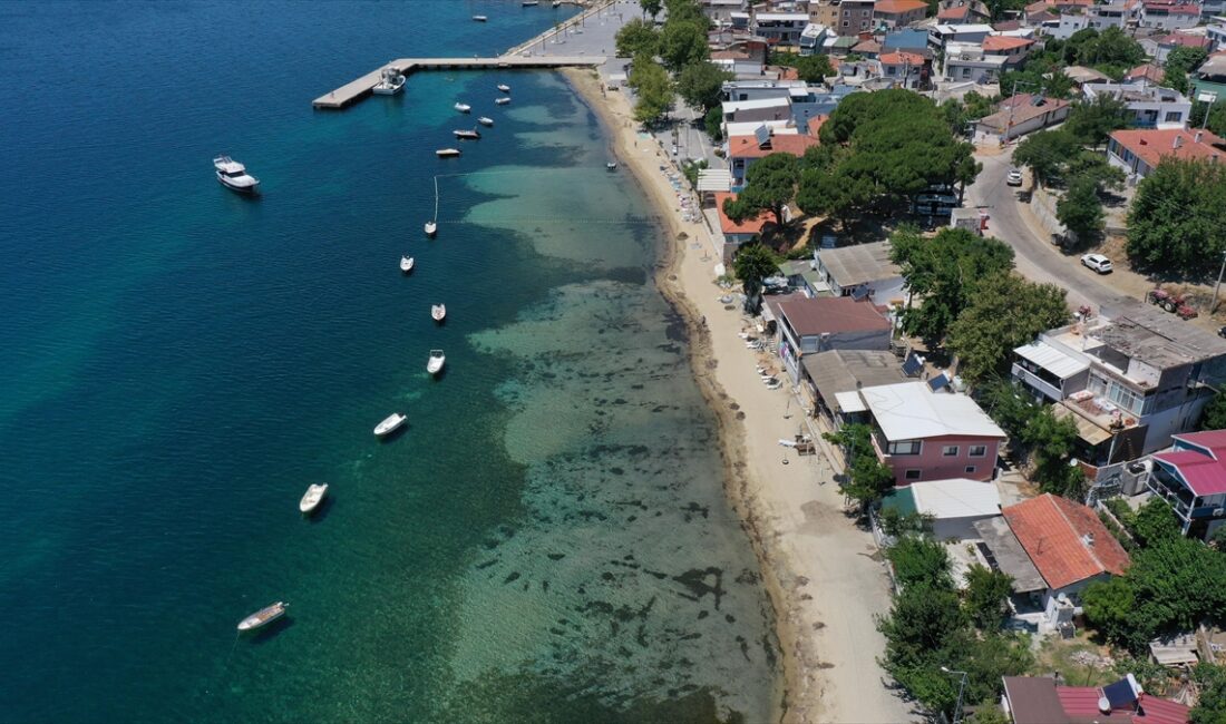 Balıkesir'in Erdek ilçesinde kepçe