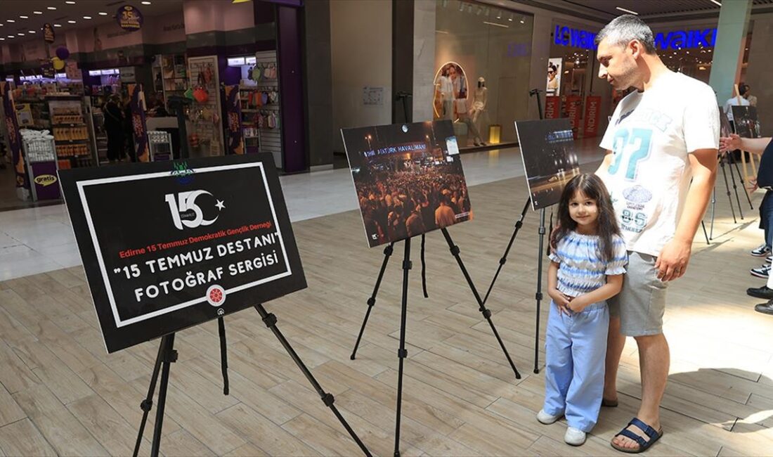 Edirne'de, 15 Temmuz Demokrasi