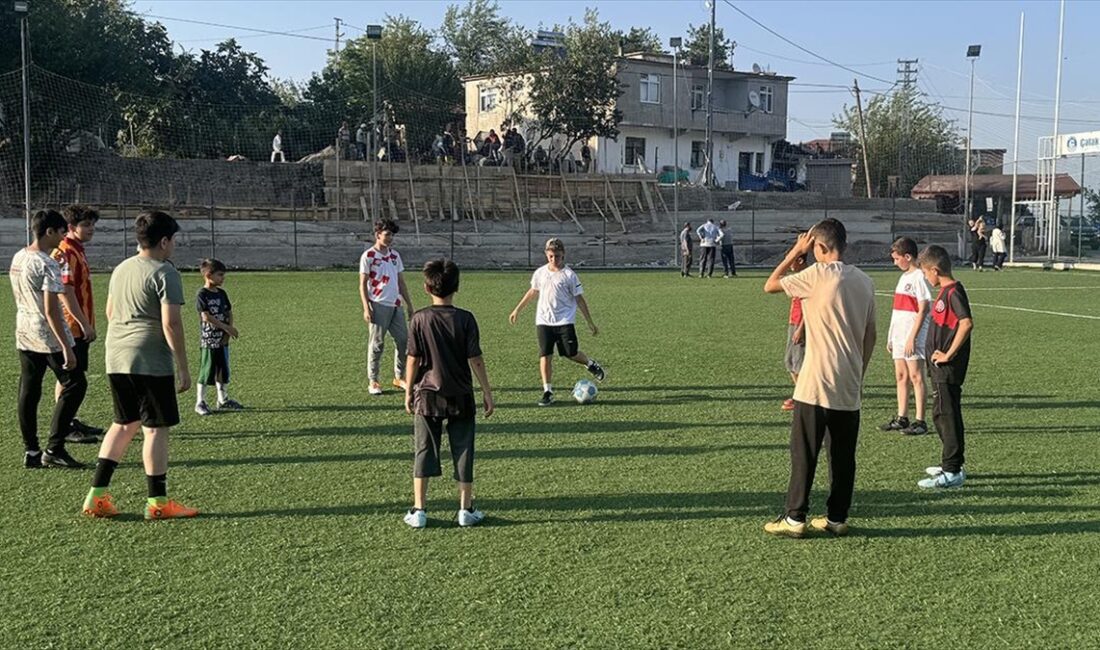 Zonguldak'ın Alaplı ilçesindeki futbol