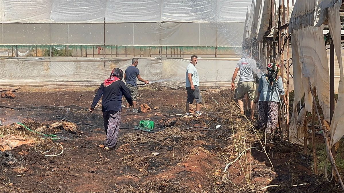 Antalya’da çalılık alanda çıkan yangın söndürüldü