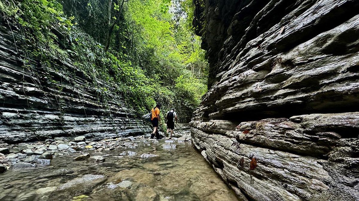 Cevizdibi Kanyonu doğal güzellikleriyle Karadeniz'de turizm rotalarından biri olmaya aday