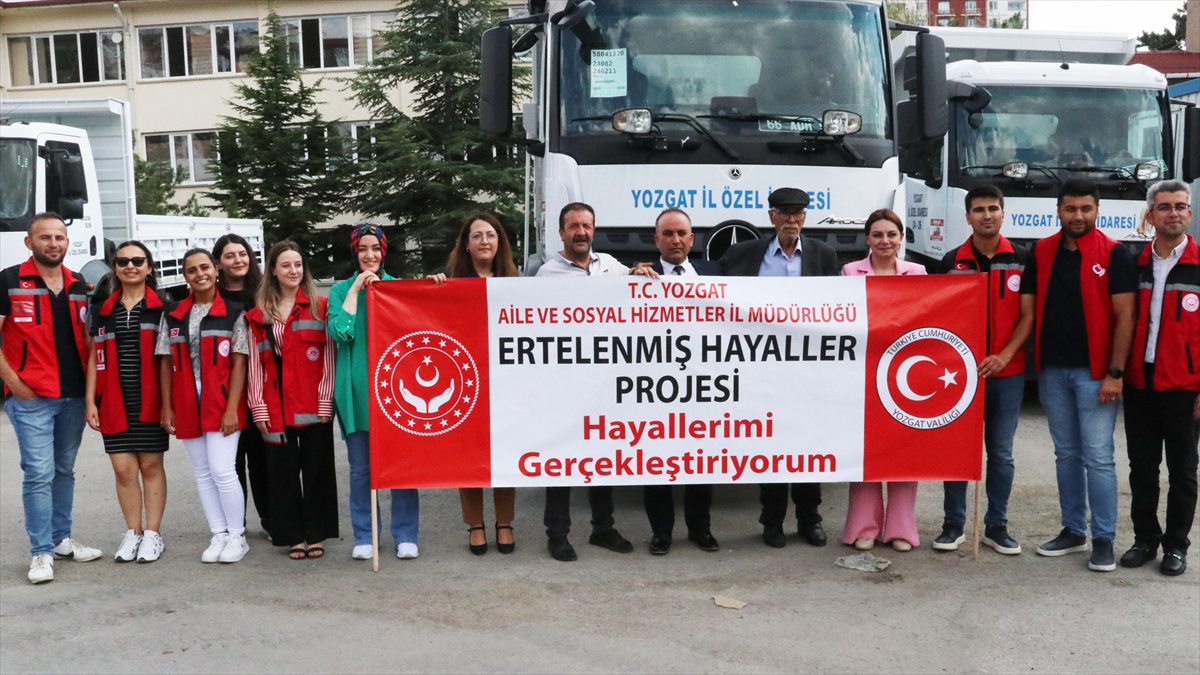 Yozgat'ta huzurevi sakinleri “Ertelenmiş Hayaller Projesi” ile hayallerini gerçekleştiriyor