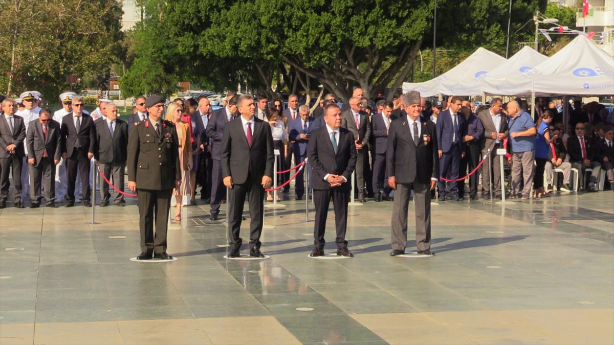 Antalya ve çevre illerde 19 Eylül Gaziler Günü törenle kutlandı